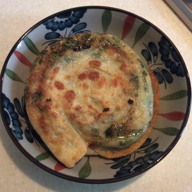 自制葱油饼