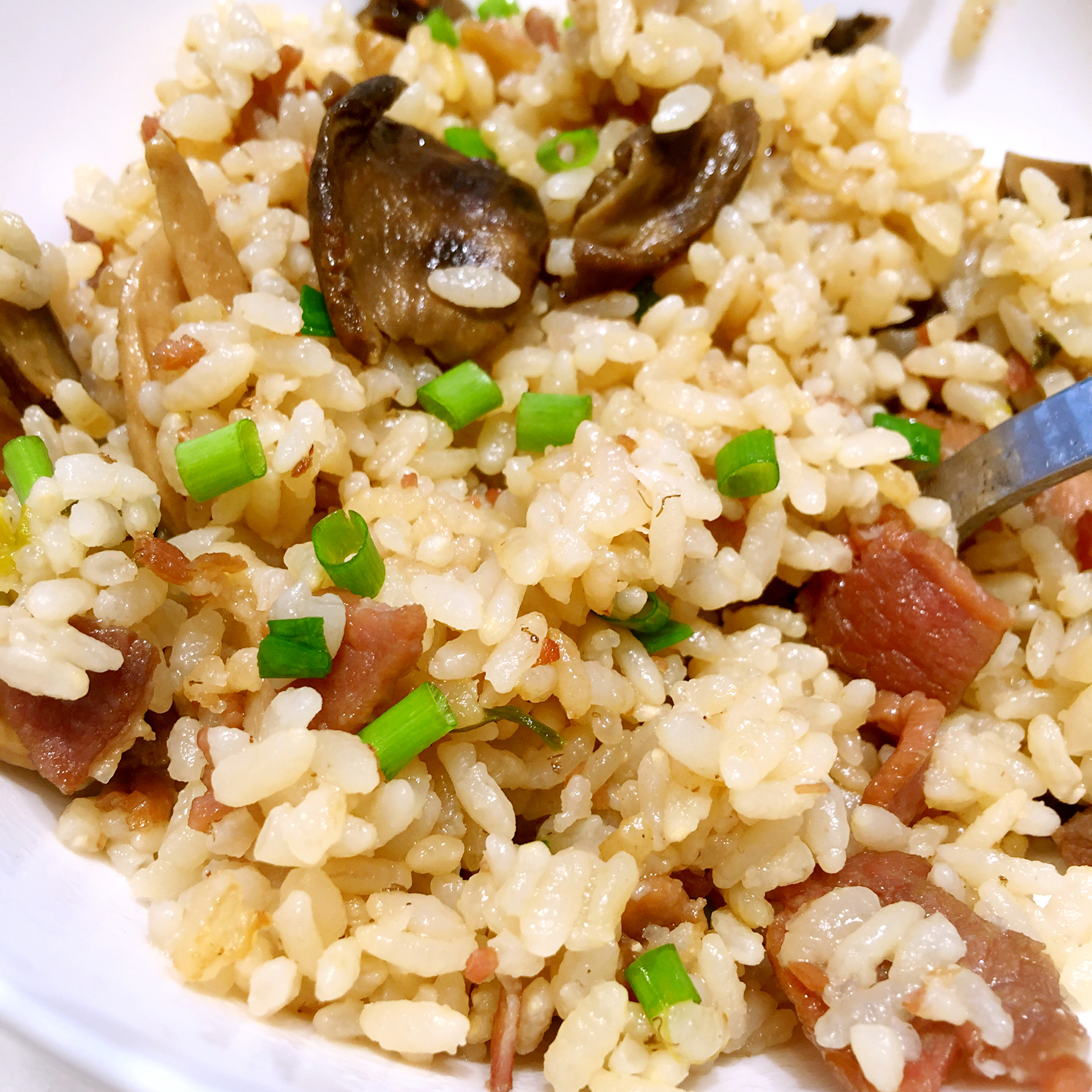 见手青火腿焖饭