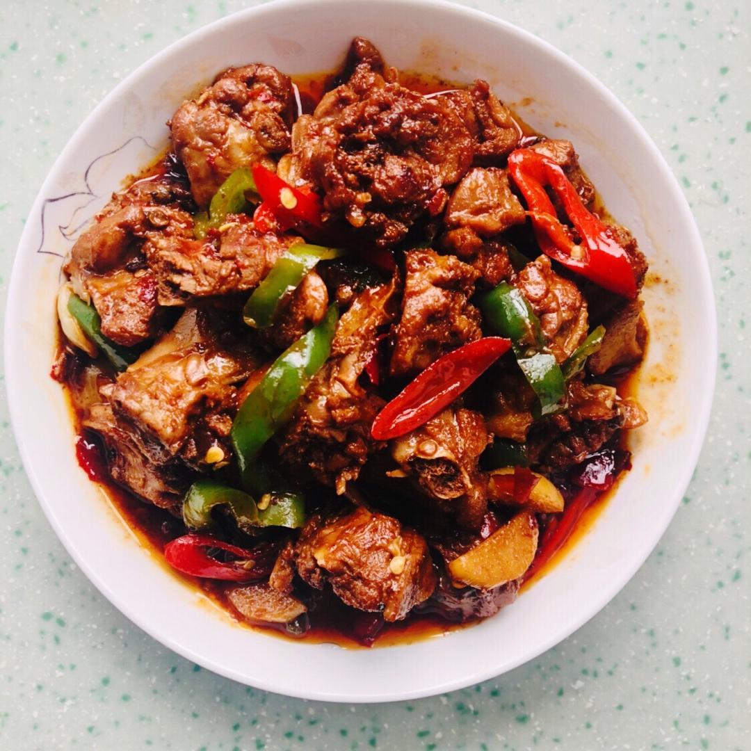 家常姜爆鸭（红烧鸭肉）