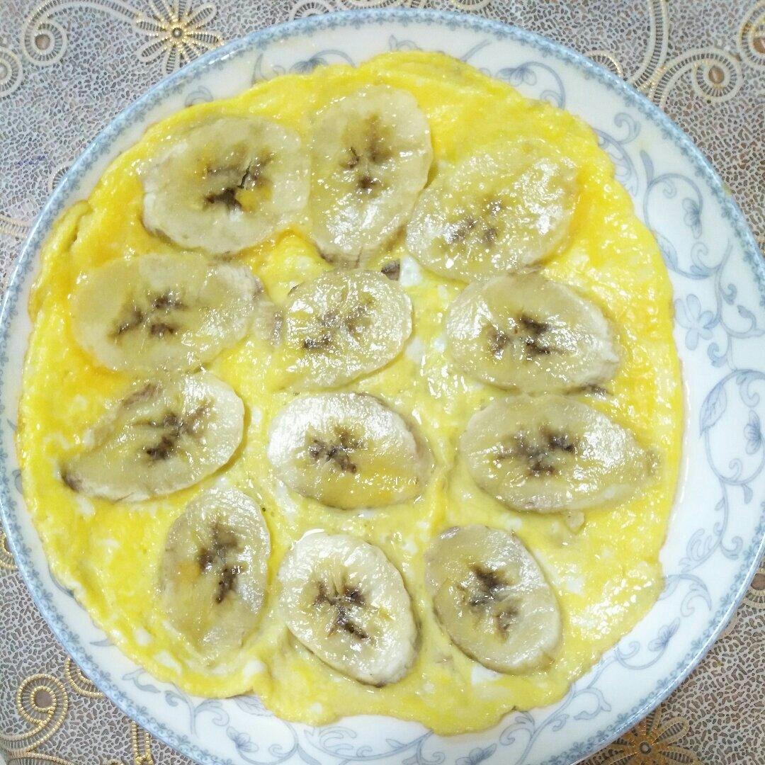 暖暖饭饭做的香蕉煎蛋
