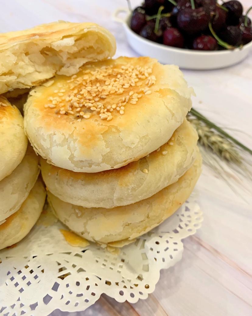 发面油酥小糖饼