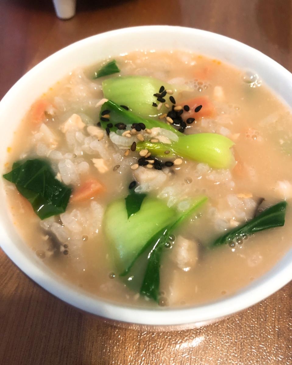 香菇火腿青菜粥