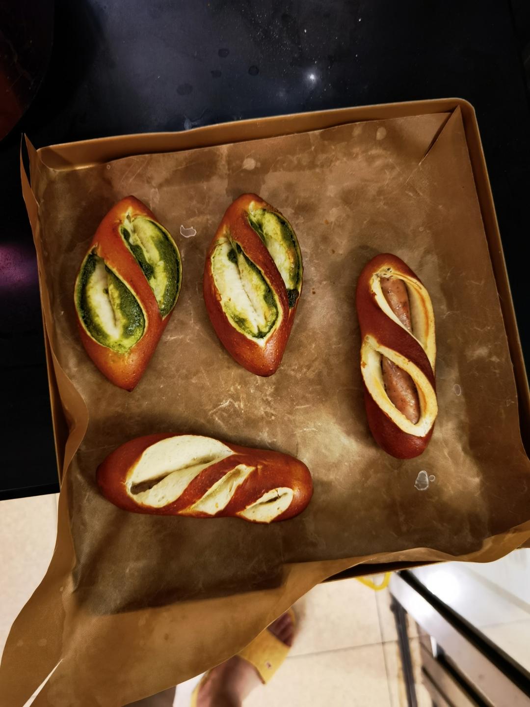 一口封神的抹茶奶酥碱水