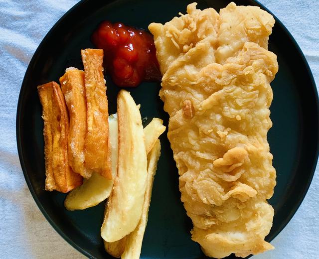 炸鱼 英式Fish and Chips Style