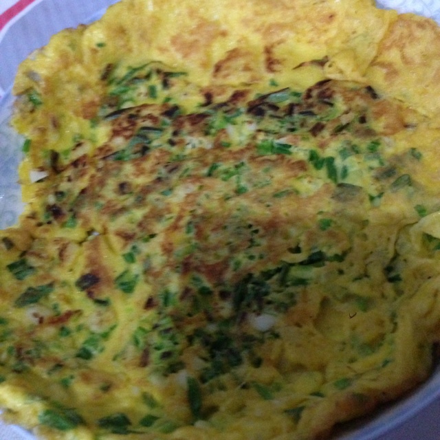 葱花鸡蛋饼