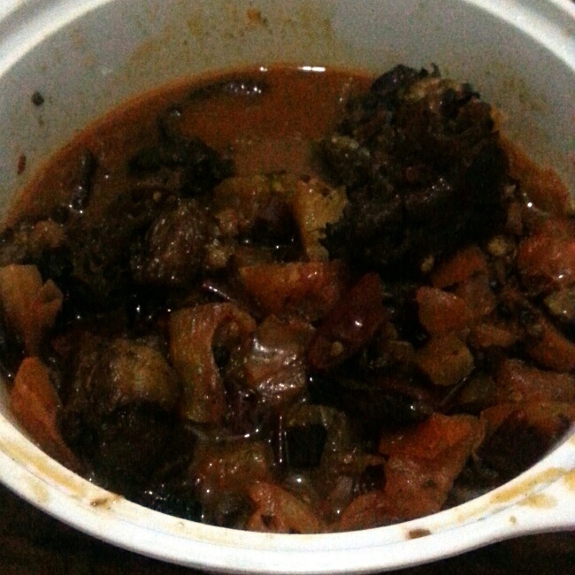 番茄炖牛肉