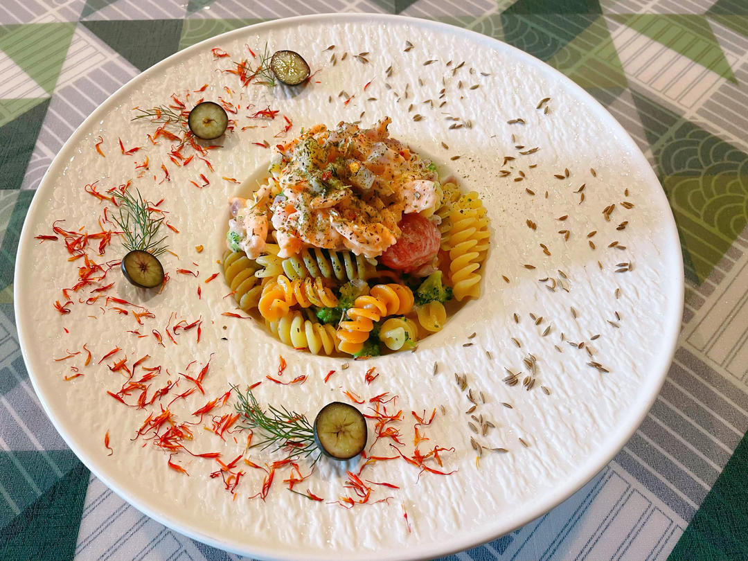 健康美味的意大利面