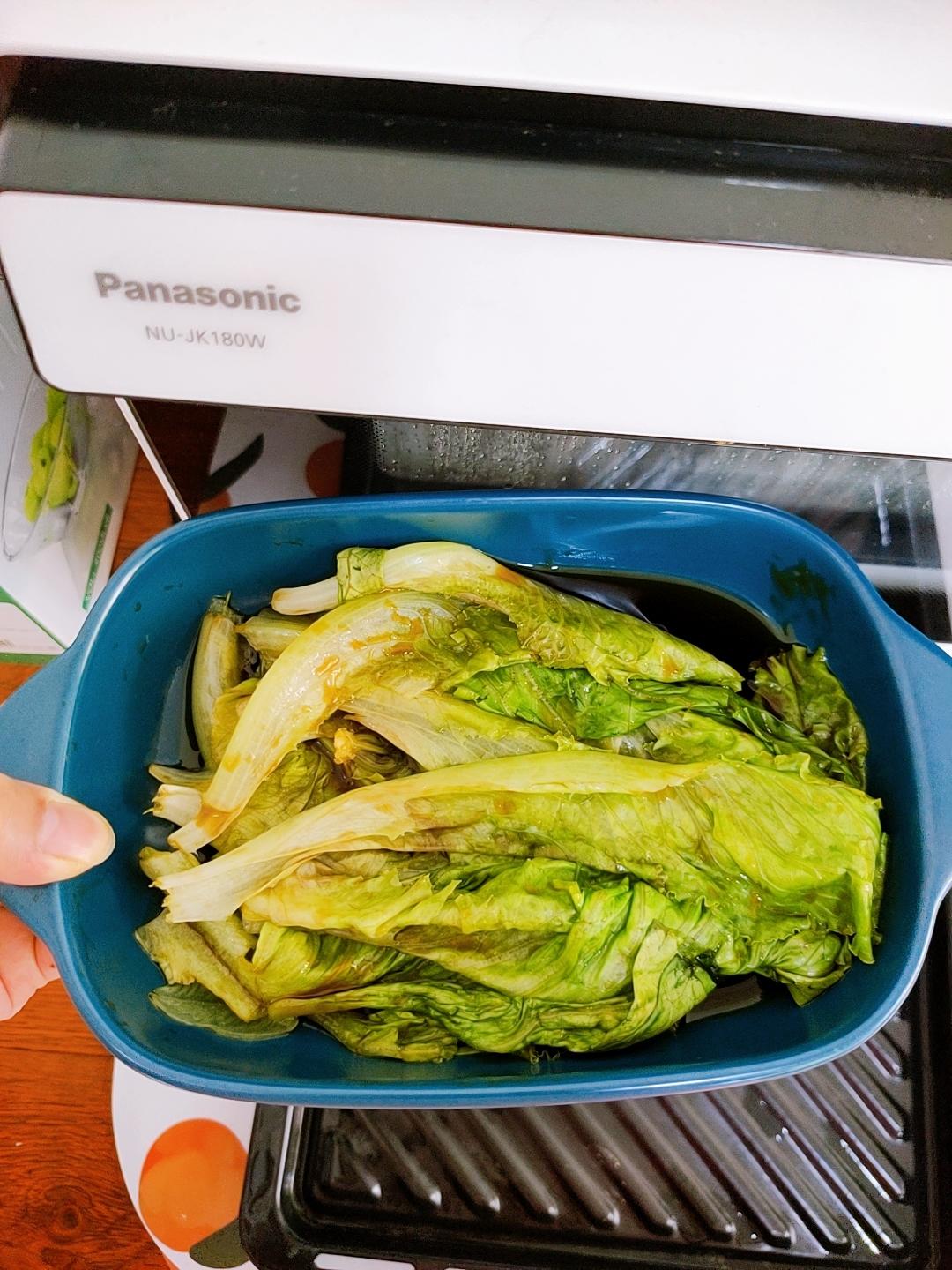 清蒸生菜/松下蒸烤箱JK180