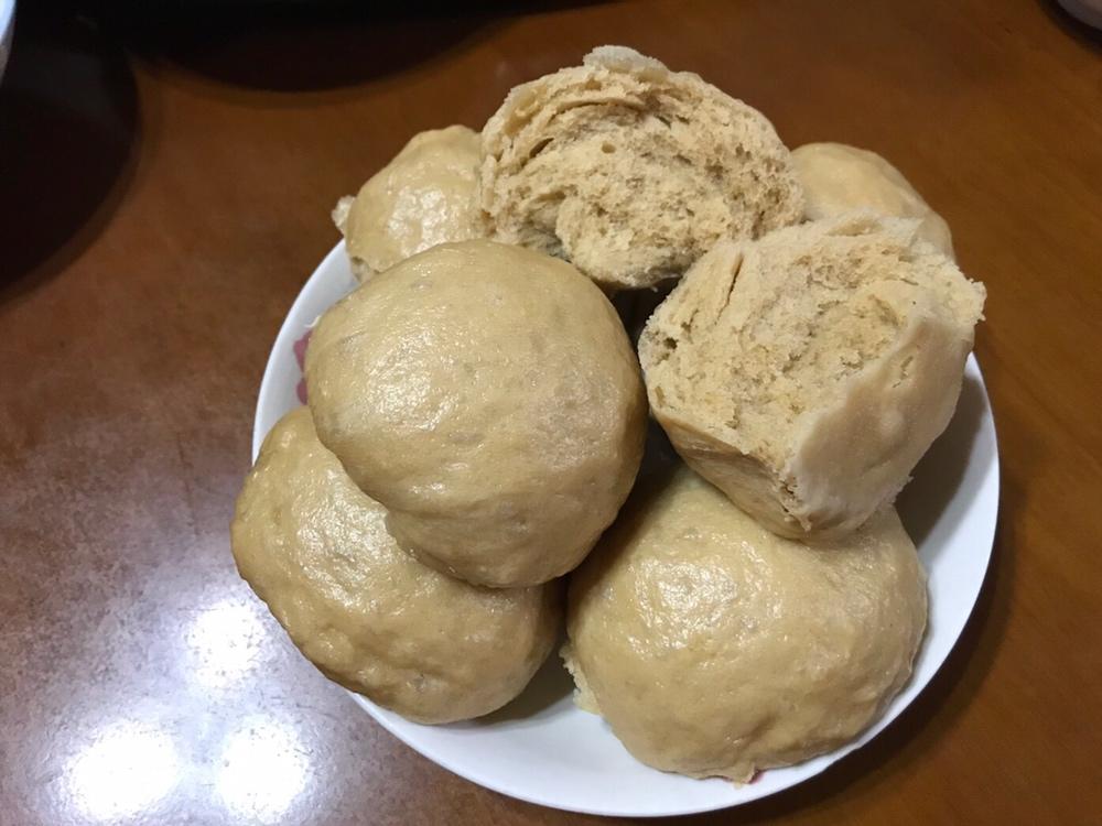 有着面包口感的红糖馒头（一次发酵）
