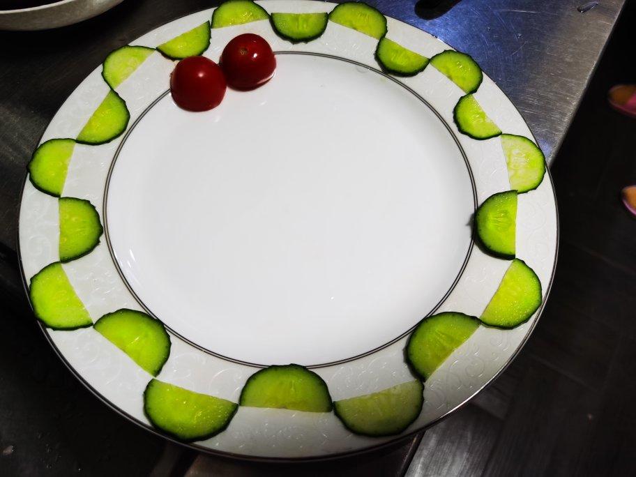 年夜饭系列之黄瓜花拼盘