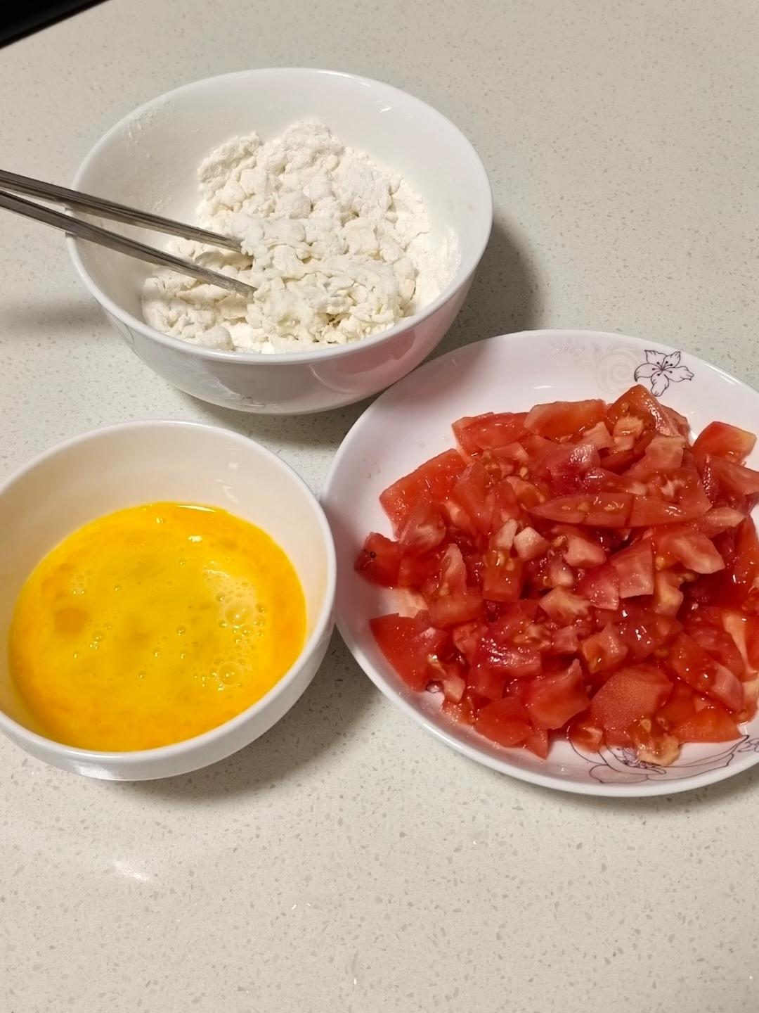 蕃茄鸡蛋面疙瘩
