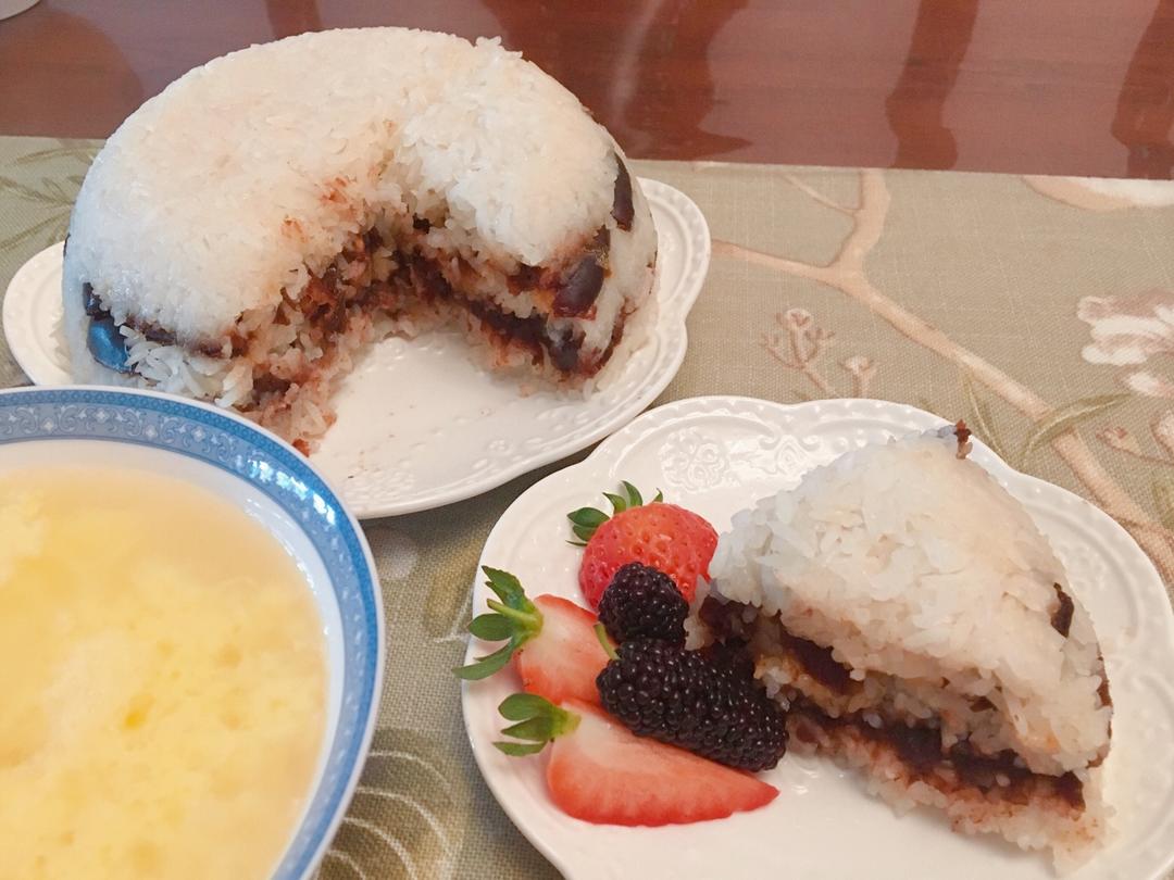 红枣豆沙切糕