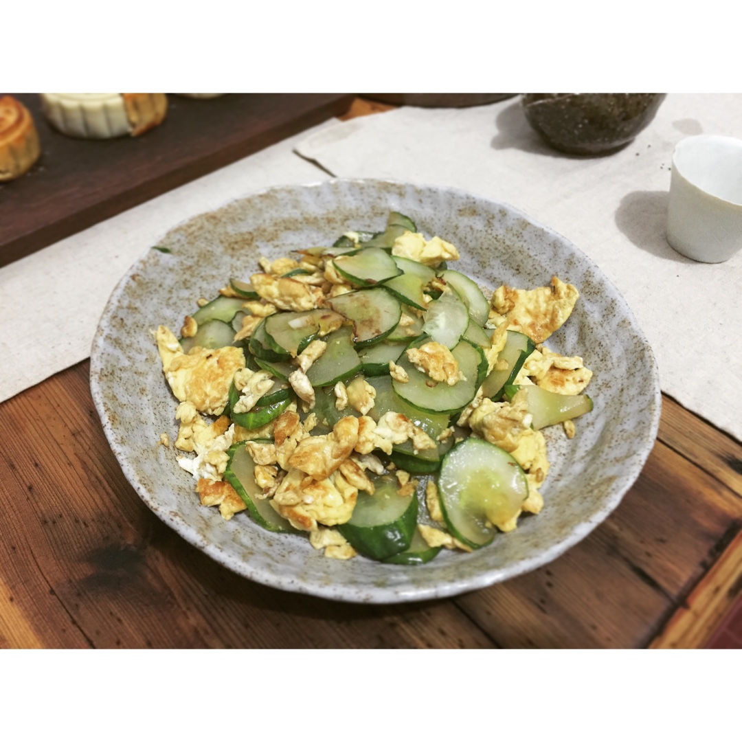 黄瓜炒蛋