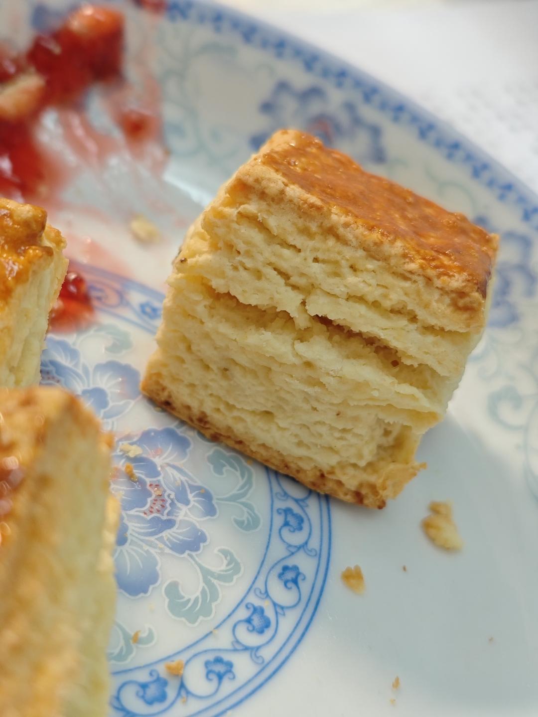 完美裂纹～百分百成功的超好吃奶香司康（禁止搬运）