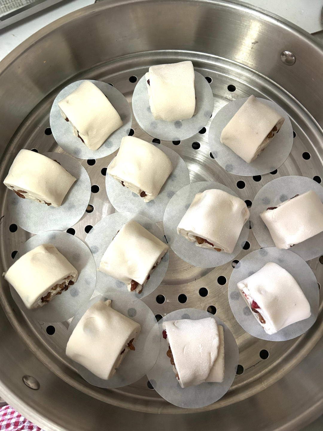 一次发酵的山药馒头（不加一滴水）
