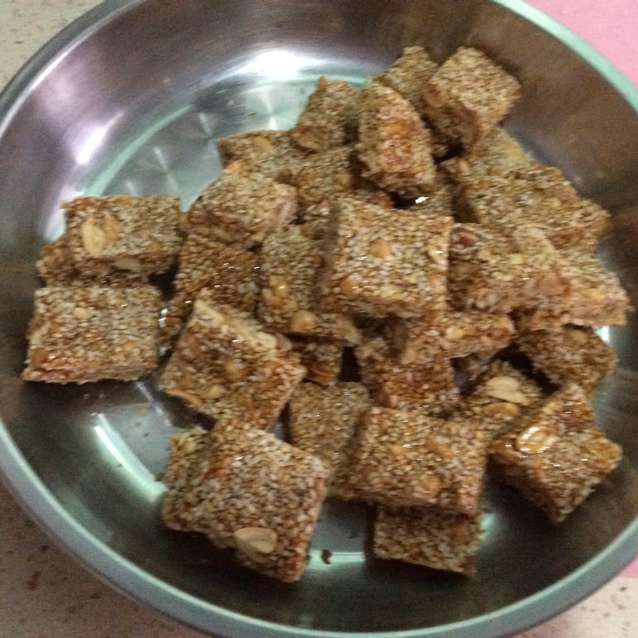 无水无油香脆花生糖