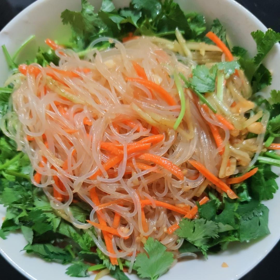 简易版凉拌粉丝
