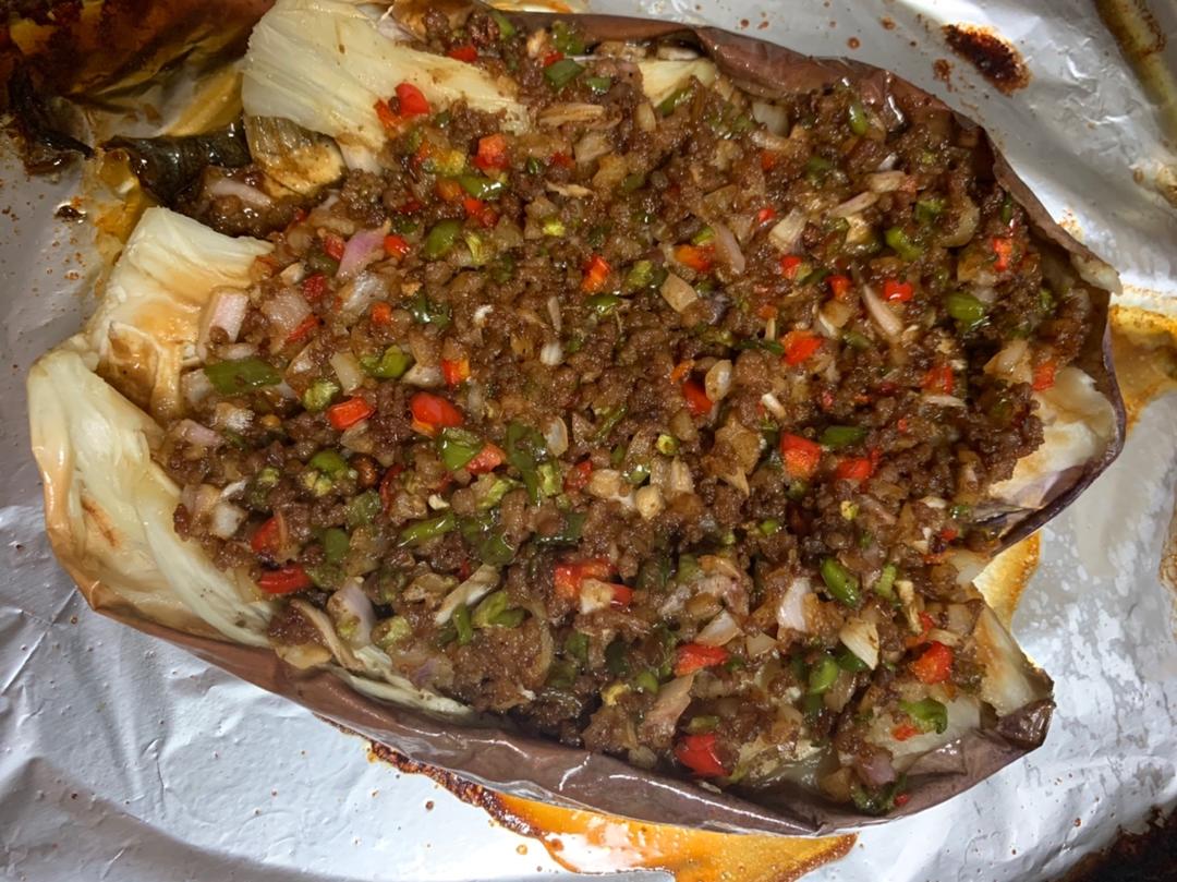 烤箱版“肉沫烤茄子”香死老爷子