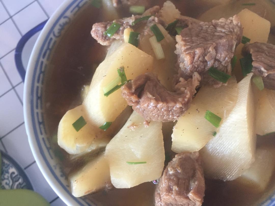 高压锅版萝卜牛腩