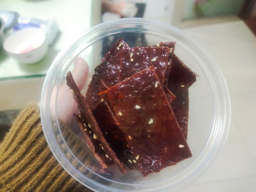 不加淀粉 猪肉脯（好吃得停不下来）