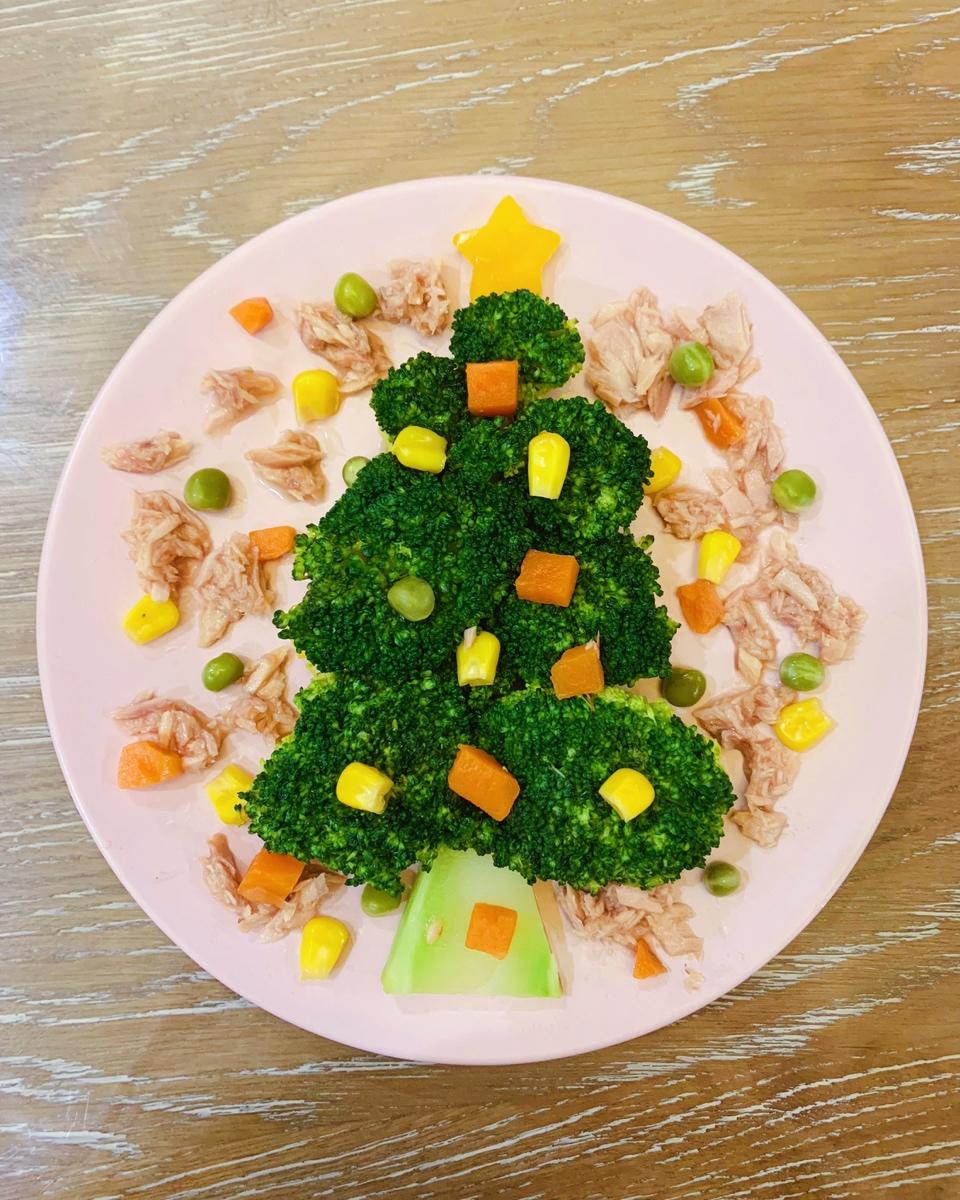 西兰花圣诞树