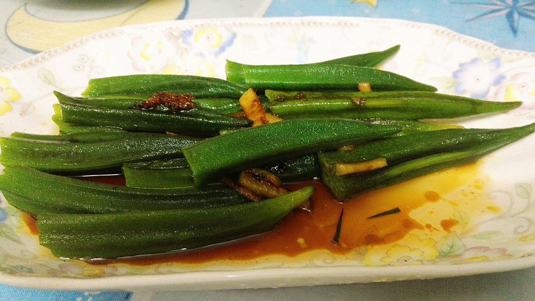 【白灼秋葵】清爽简单