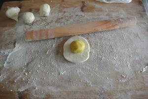 平底锅式板栗饼的做法 步骤5