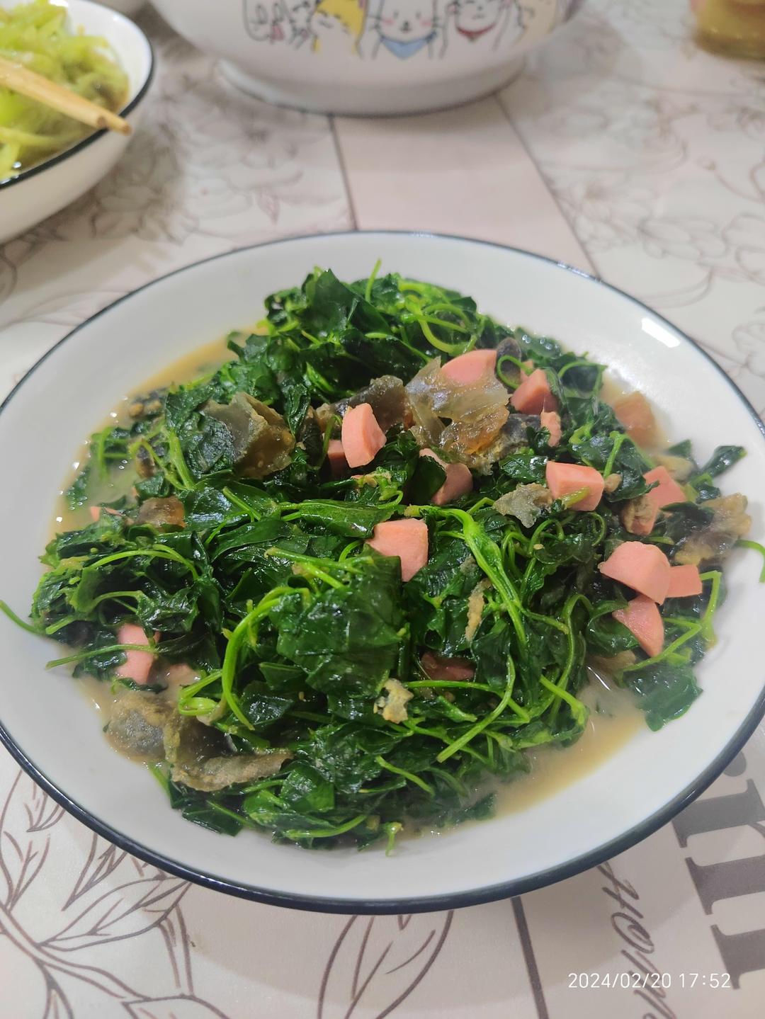 简单版上汤蚝油草头