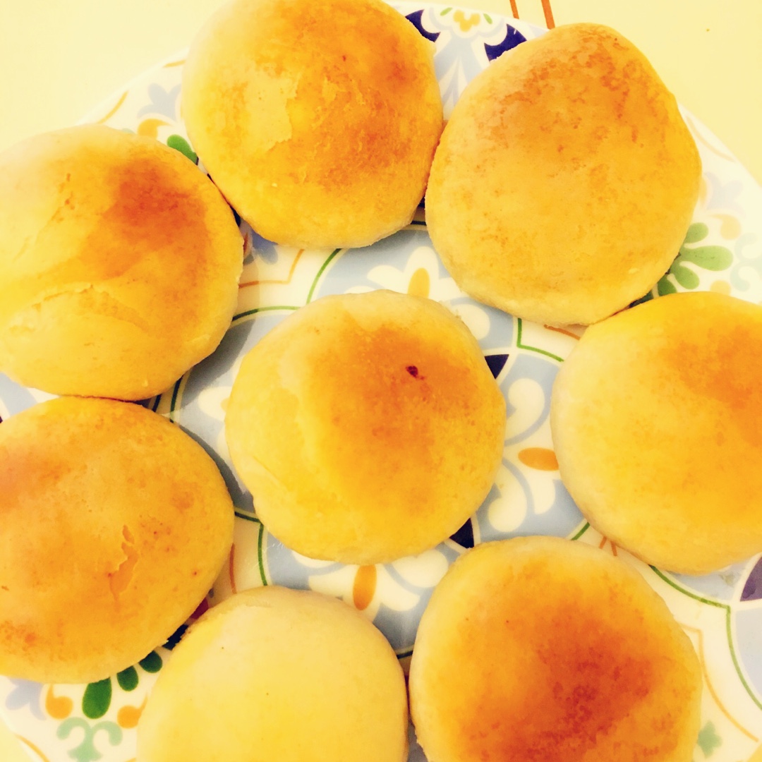 酥皮绿豆饼   酥得掉渣渣