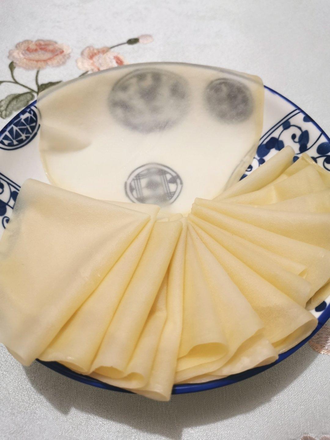 极简透明春饼的做法