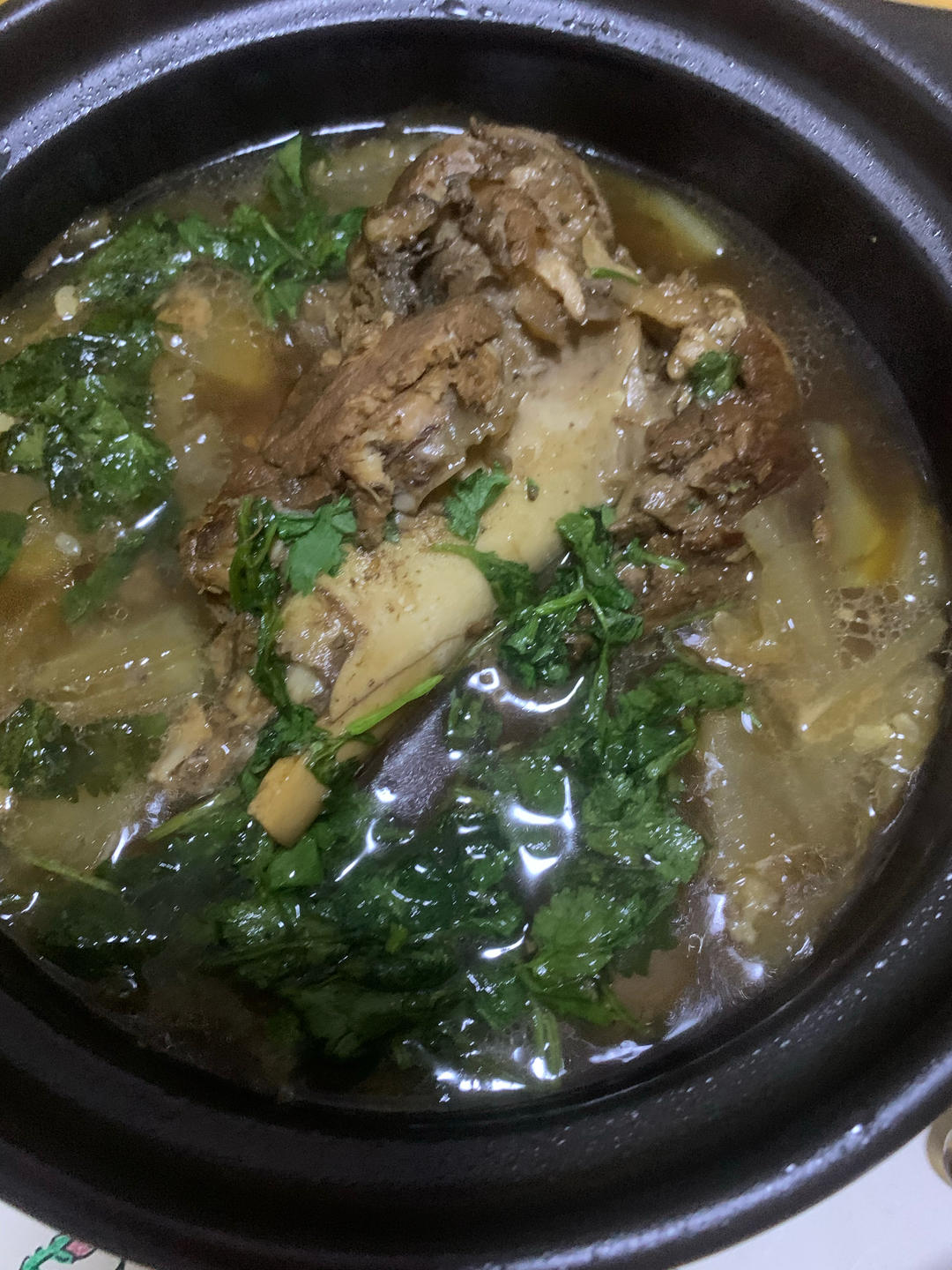 冬瓜排骨汤，夏天的味道