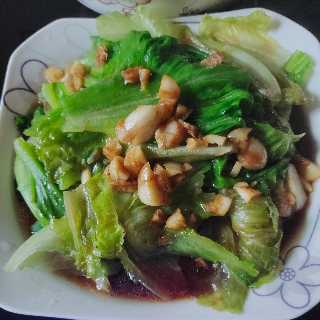 白灼生菜