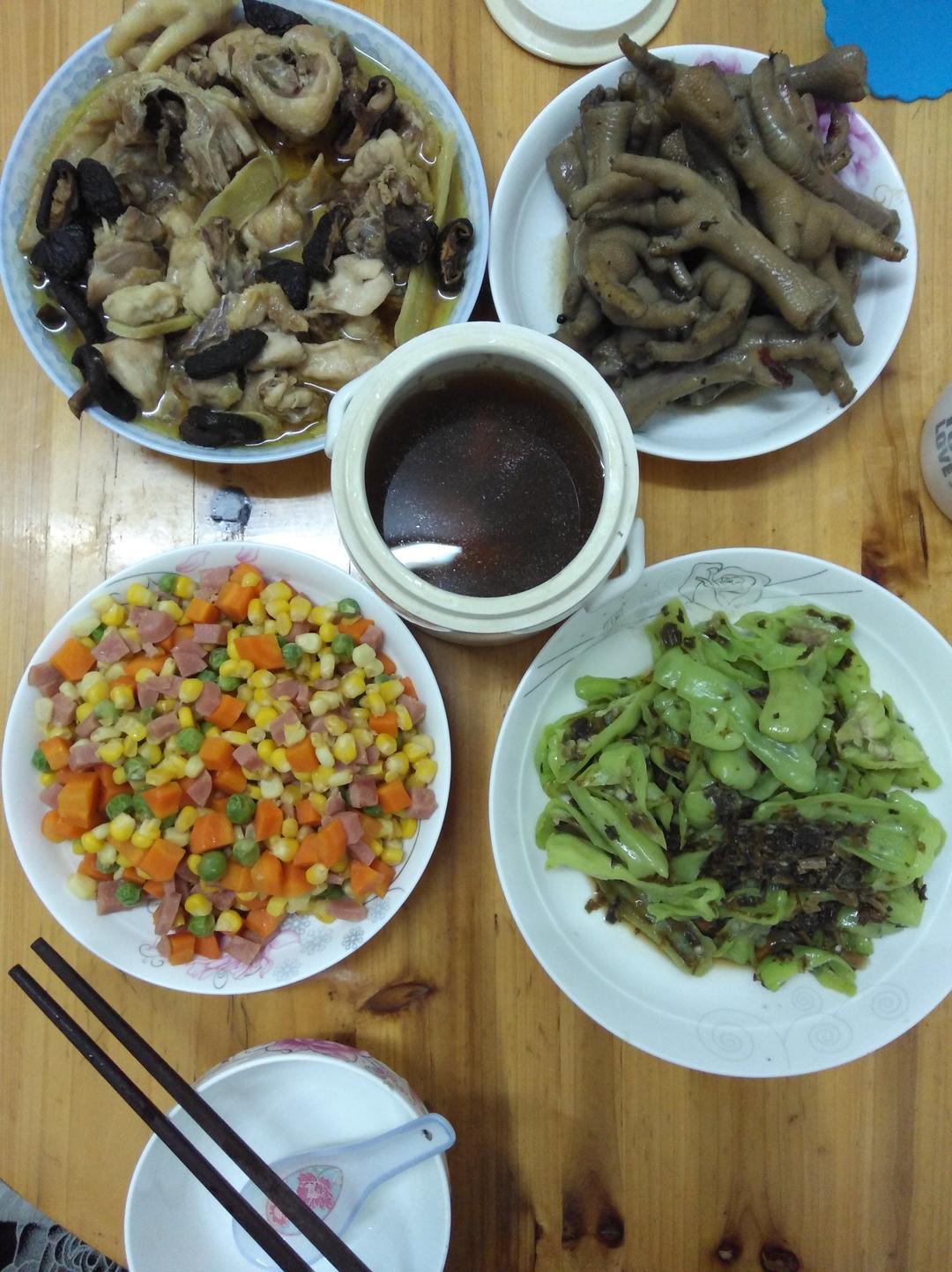 玉米胡萝卜什锦