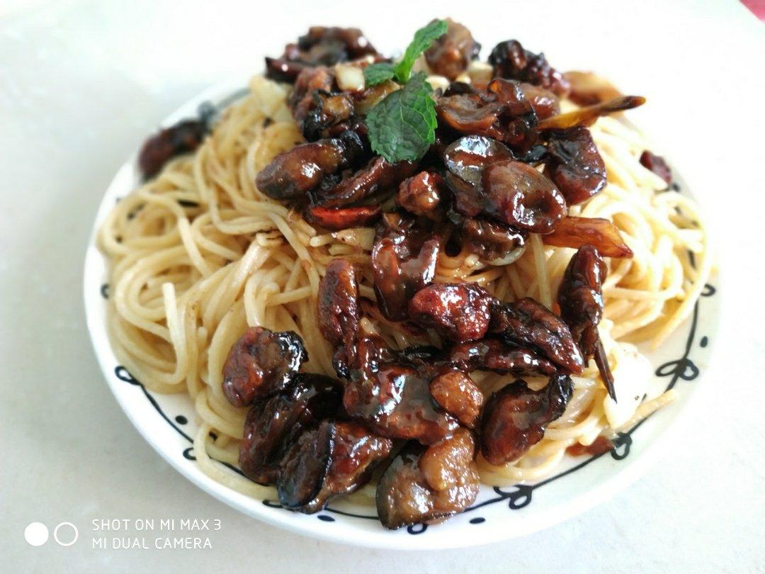 香蒜培根意大利面（超简单）