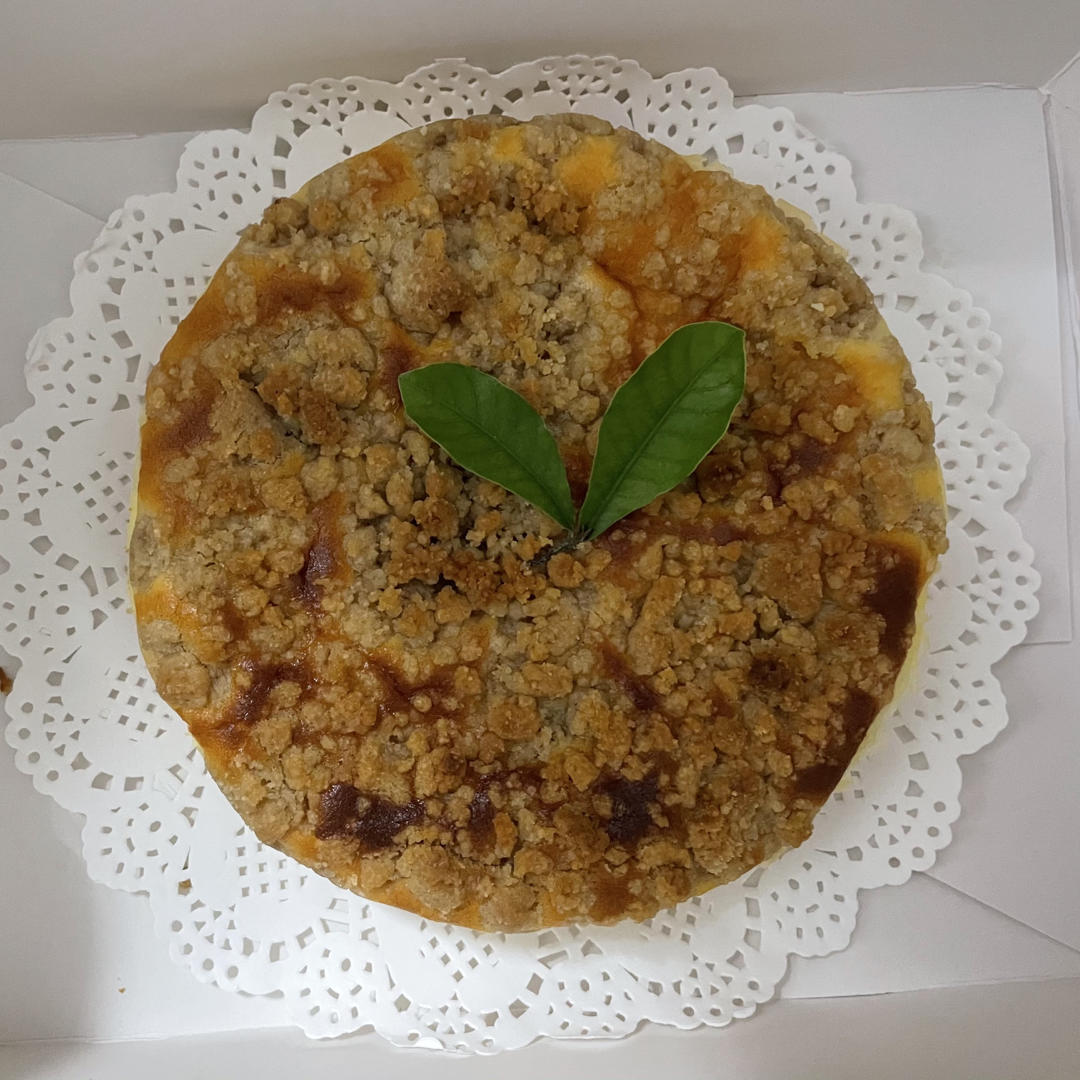 小嶋老师的「小酥粒苹果芝士蛋糕」
