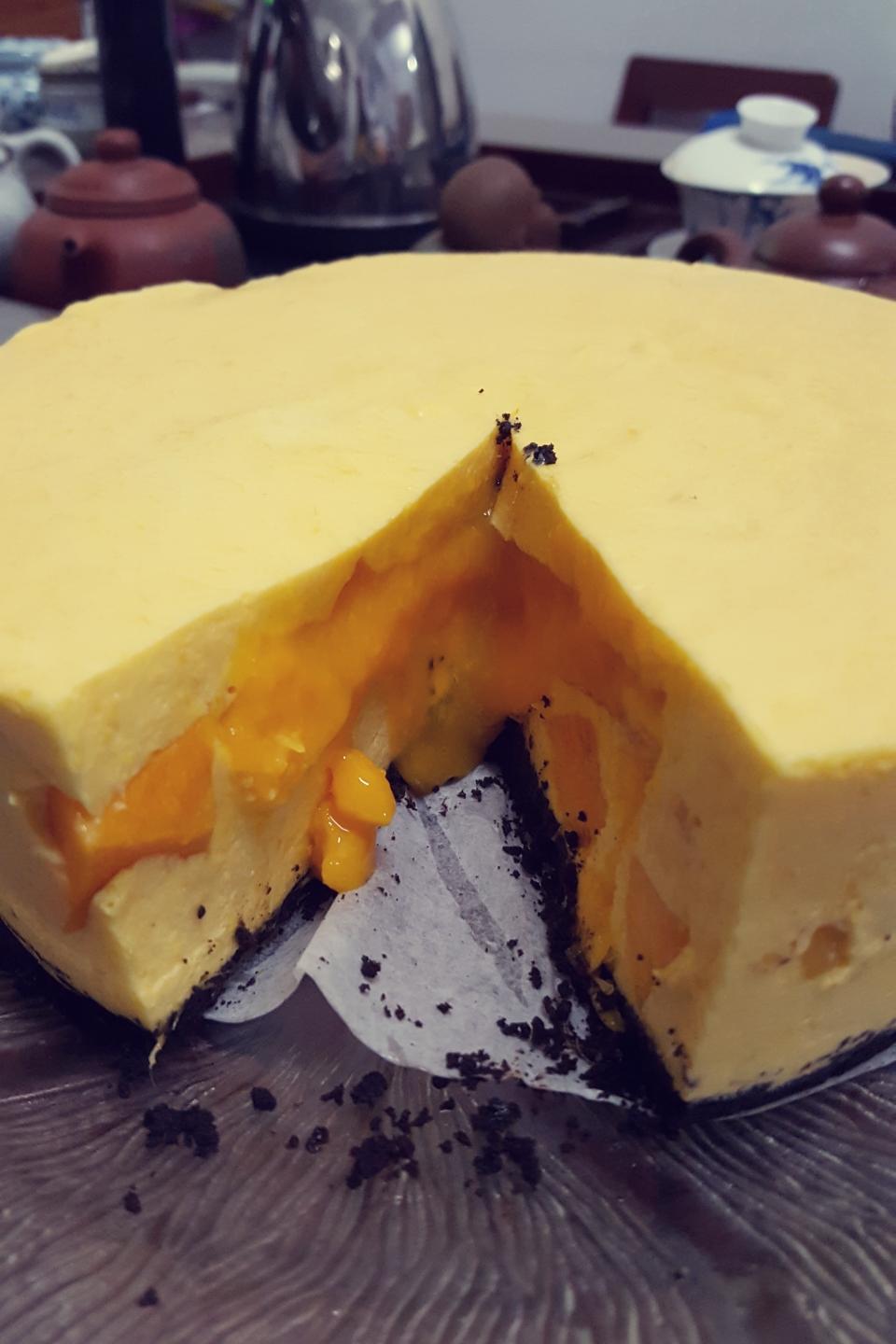 《Tinrry下午茶》教你做芒果流心慕斯（6寸配方）