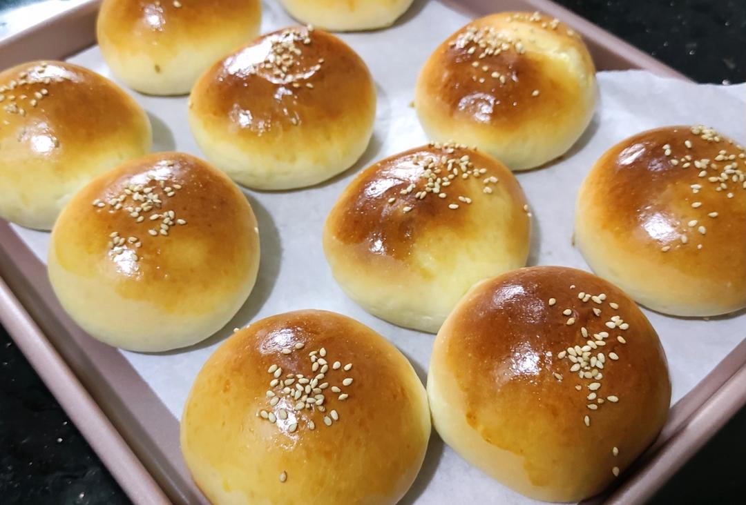 香！软！椰蓉奶黄餐包（一发法）