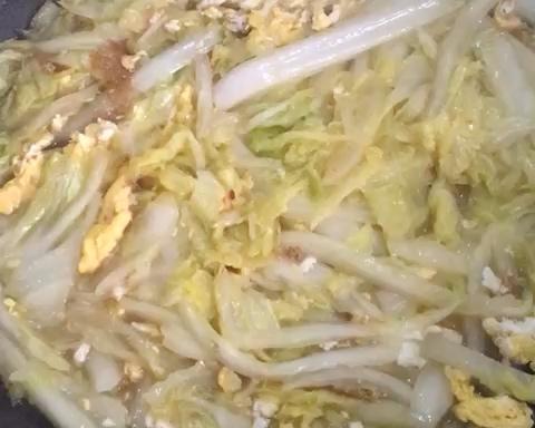 煎蛋娃娃菜减脂餐的做法