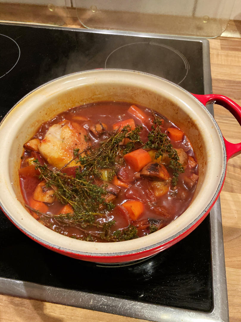 法式红酒烩鸡腿 Coq au Vin