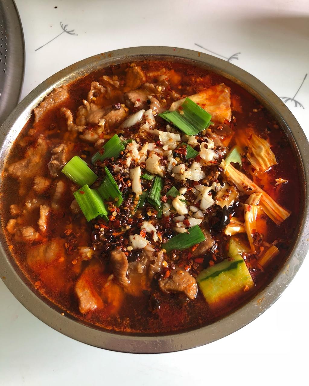 绝味川菜—水煮肉片๑