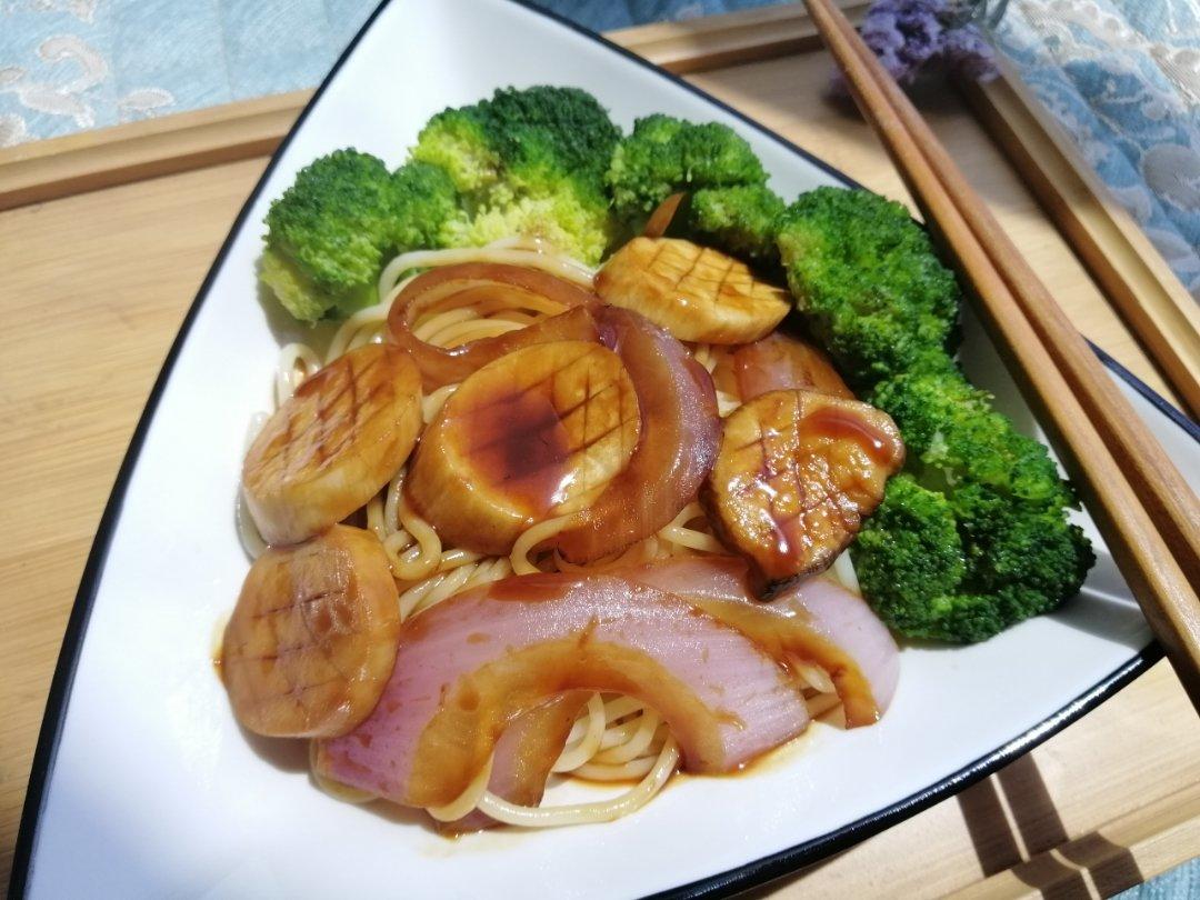 低脂杏鲍菇意大利面