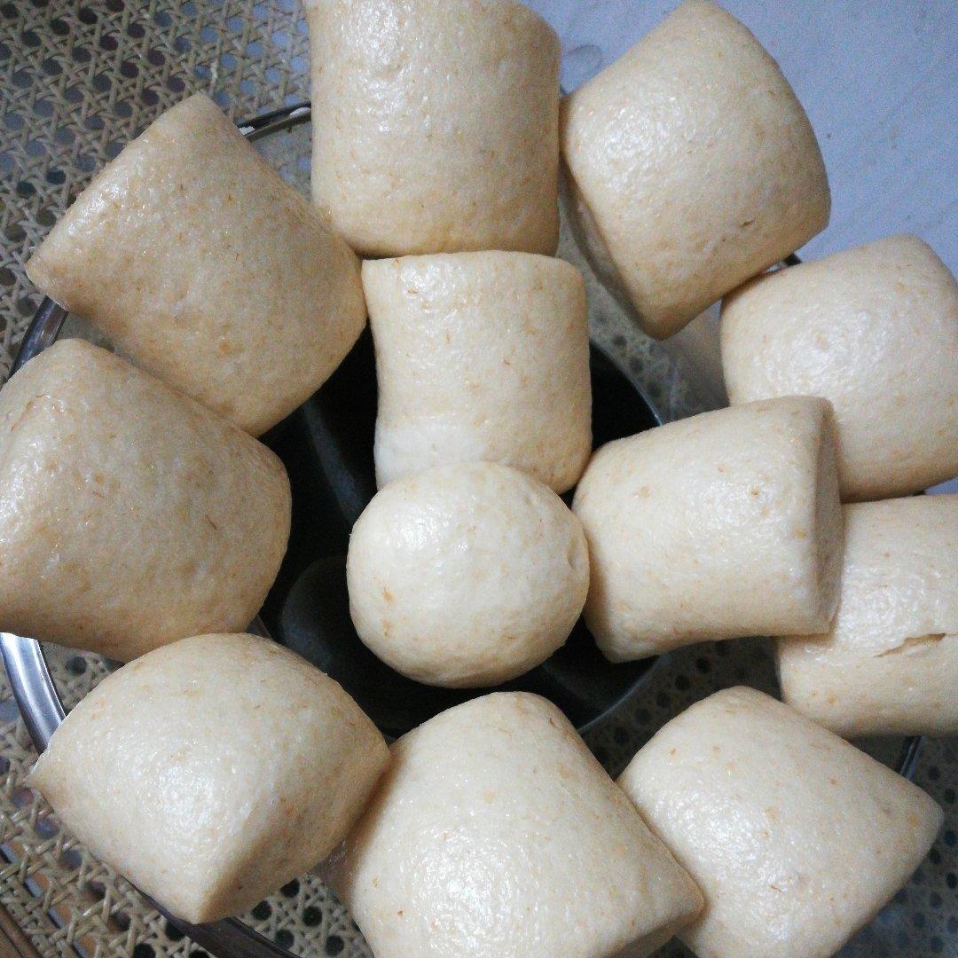 燕麦奶香馒头(一次发酵)