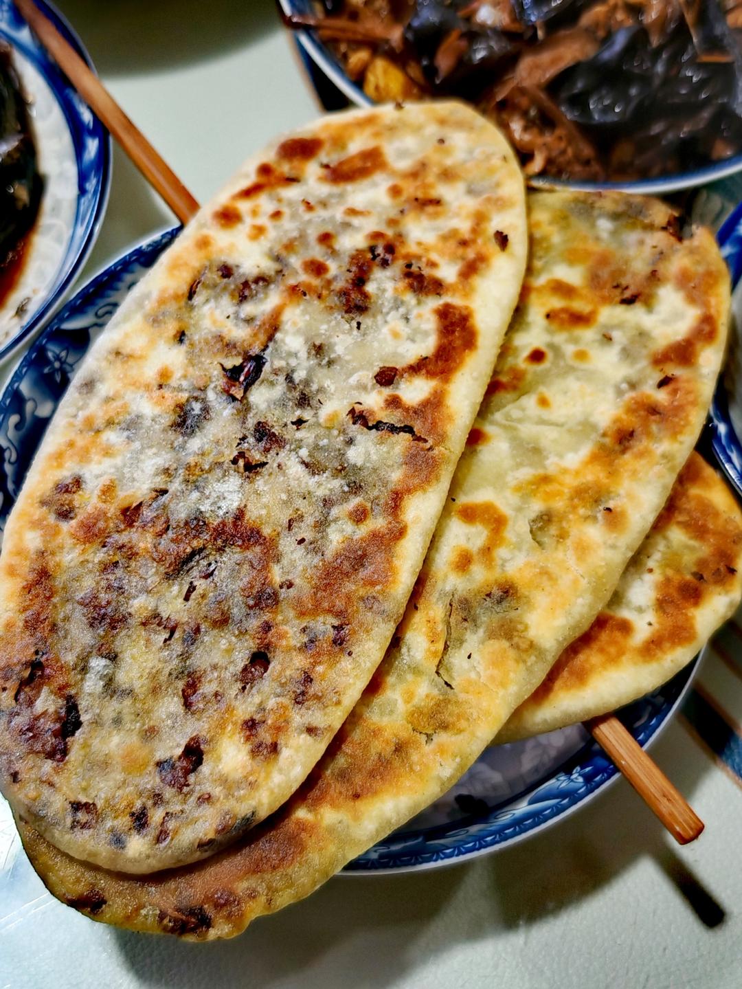 梅干菜软大饼