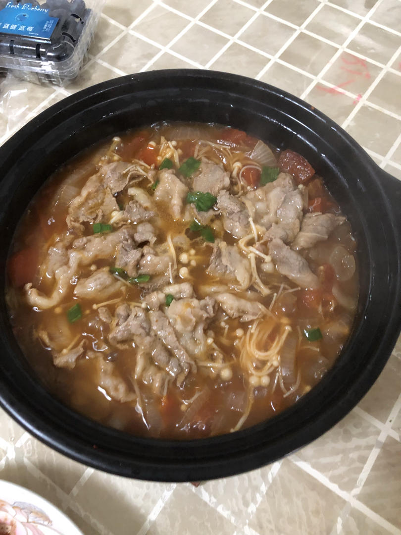 番茄肥牛汤