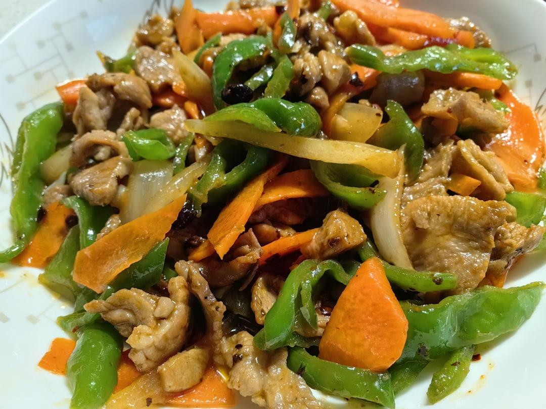青尖椒炒肉
