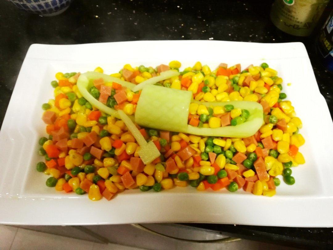 ⛵创意蔬菜盘饰摆盘拼盘(黄瓜小船)