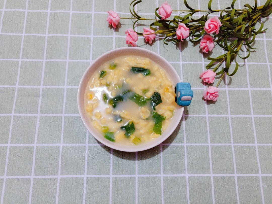 宝宝辅食：银鱼南瓜面疙瘩