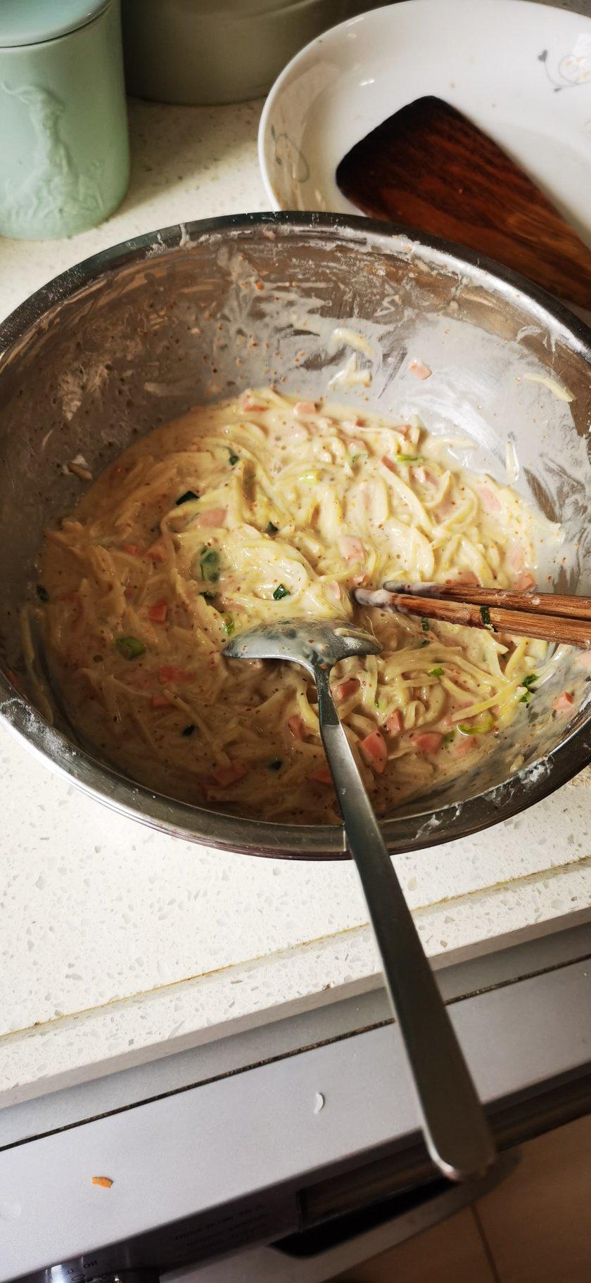 两步搞定土豆饼