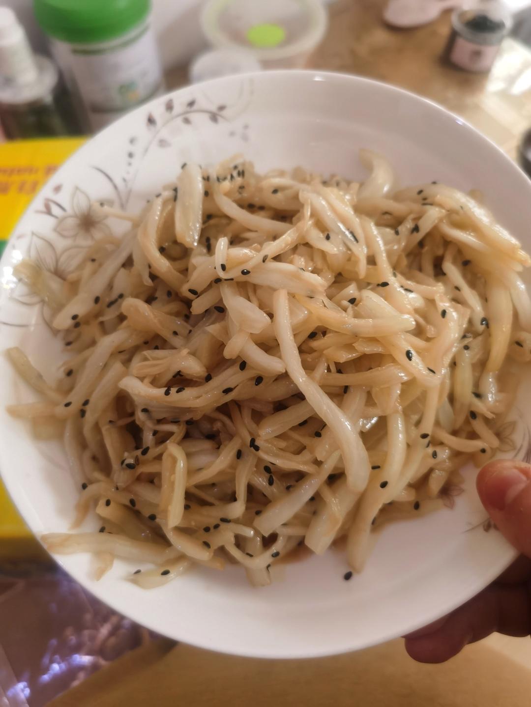 快手小咸菜～腌白菜梆子