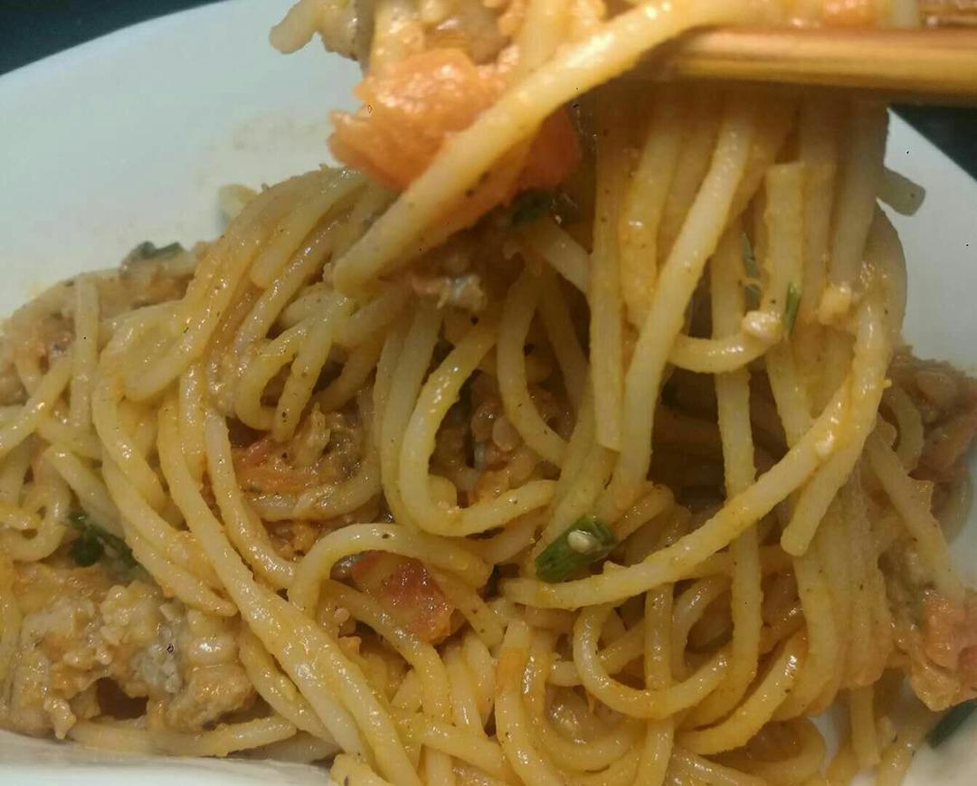 番茄肉酱意大利面